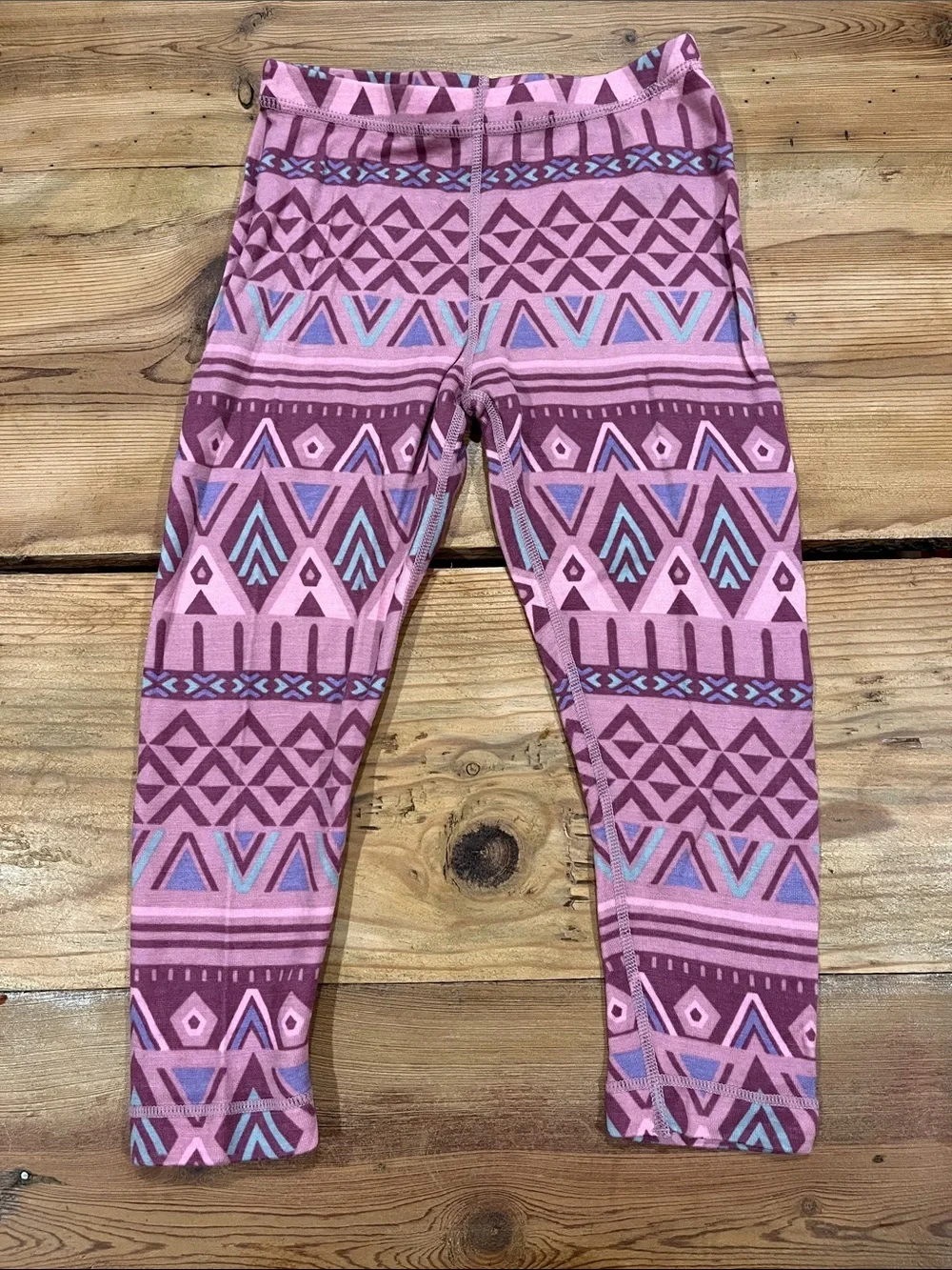 Set/2 REIMA Finland 100 Pink Taitoa Merino Wool Baselayer L/S Top & Pants